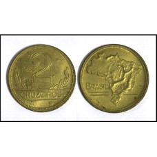Brasil 2 Cruzeiros 1943 V-239 Sob Br-Al (31)