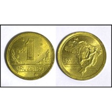 Brasil 1 Cruzeiro 1945 V-227a S/sigla Br/Al Fc (315)
