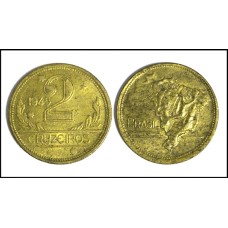 Brasil 2 Cruzeiros 1945 V-241a Mbc Br-Al S/sigla (35)