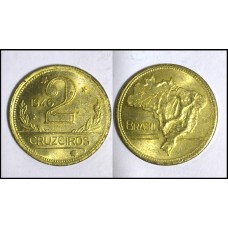 Brasil 2 Cruzeiros 1946 V-242 Fc Br-Al (37)