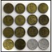 Brasil Lote C/16 Moedas 10 Centavos Diferentes (507)