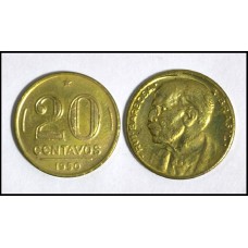 Brasil 20 Centavos 1950 V-208 Sob Br-Al  Ruy Barbosa (61)