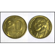 Brasil 20 Centavos 1955 V-213 FC Br-Al  Ruy Barbosa (70)