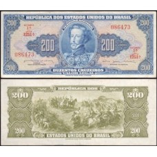 Brasil C-042 Mbc 200 Cruzeiros 1964 D. Pedro I