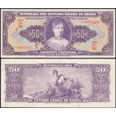 Brasil C-089 S/Fe 50 Cruzeiros 1949 Princesa Isabel