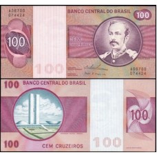 Brasil C-146b Fe 100 Cruzeiros 1974 Floriano Peixoto