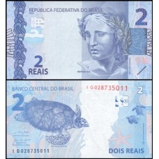 Brasil C-339 Fe 2 Reais 2021 IG Efígie da República
