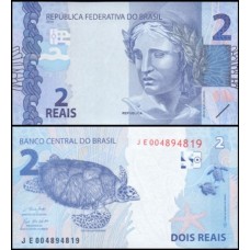 Brasil C-339 Fe 2 Reais 2022 JE Efígie da República