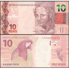Brasil C-350 Fe 10 Reais 2019 HG Efígie da República