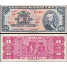 Brasil C-059 Fe 5.000 Cruzeiros 1964 Tiradentes