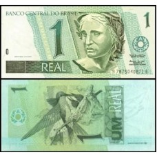 Brasil C-249 Fe 1 Real 1999 Efígie da República