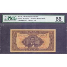 Brasil R-080 S/Fe 1.000 Réis 1923 David Campista Certificada PMG 55