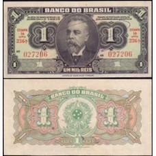 Brasil R-193a Sob 1.000 Réis 1923 Campos Salles