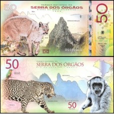 Brasil Parque Nacional da Serra dos Órgãos 50 Reais 2018 Fe Fantasia Polímero
