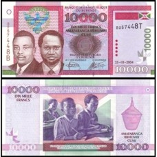 Burundi P-43a Fe 10.000 Francs 2004 Burundi P-43a Fe 10.000 Francs 2004