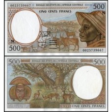 C A S Guiné Equatorial P-501Ng Fe 500 Francs 2000