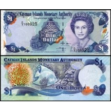 Cayman Islands Ilhas Caimã P-33a Fe 1 Dollar 2006 C4 Rainha ♛
