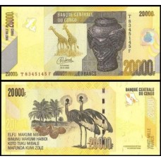 Congo Democratic Republic P-104d Fe 20.000 Francs 2022