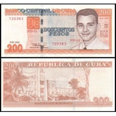 Cuba P-130d Fe 200 Pesos 2020 Frank País Cuba P-130d Fe 200 Pesos 2020 Frank País