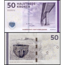 Denmark Dinamarca P-65a.4 Fe 50 Kroner 2009