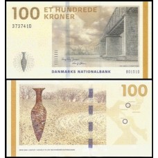 Denmark Dinamarca P-66d.1 Fe 100 Kroner 2015