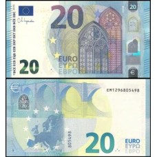 European Union P-28e Fe 20 Euros 2015/2021 Híbrida Eslováquia