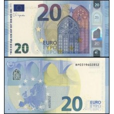 European Union P-28r Fe 20 Euros 2015/2020 Híbrida Luxemburgo