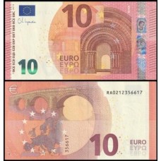 European Union P-27r Fe 10 Euros 2014/2021 Luxemburgo