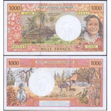 French Pacific Territories Polinésia P-2i S/Fe 1.000 Francs ND (2004) 