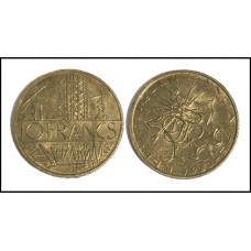 France França 10 Francs 1980 Níquel-Latão (616)