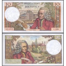 France França P-147c.19 Sob 10 Francs 1970 Voltaire