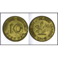 Germany Alemanha 10 Pfennig 1949 G (629)