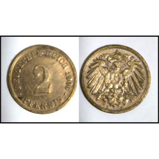 Germany Alemanha 2 Pfennig 1906 D (634)