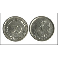 Germany Alemanha 50 Pfennig 1950 G (637)