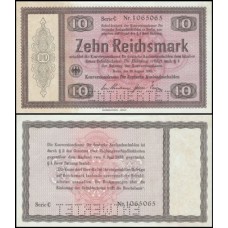 Germany Alemanha P-200s.1 Fe 10 Reichsmark 1933