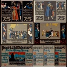 Germany Alemanha L-1112d Rothenburg o. Tauber Fe 4 Notgelds 1921