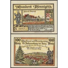 Germany Alemanha L-1134 Sankt Andreasberg Fe 1 Notgeld 1921