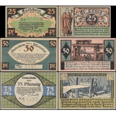 Germany Alemanha L-1137 Sankt Tönis Fe 3 Notgelds 1920