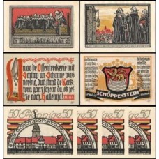 Germany Alemanha L-1169 Schöppenstedt Fe 4 Notgelds 1921