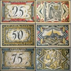 Germany Alemanha L-1316a Twistringen S/Fe 3 Notgelds 1921