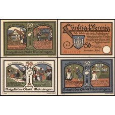 Germany Alemanha L-853a Meiningen Fe 4 Notgelds 1921