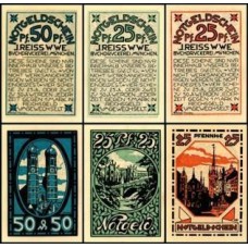 Germany Alemanha L-885 München Fe 3 Notgelds 1921