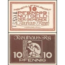 Germany Alemanha L-921a Neuhaus am Rennweg S/Fe 1 Notgeld 1921