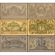 Germany Alemanha L-965b Oberammergau S/Fe 3 Notgelds 1921