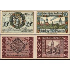 Germany Alemanha L-984b Ohrdruf Fe 2 Notgelds 1921