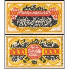 Germany Alemanha L-98p1 Bielefeld S/Fe 1 Notgeld 1922 em Linho