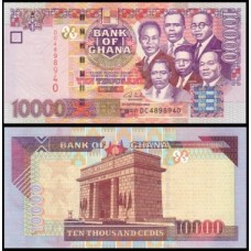 Ghana Gana P-35a Fe 10.000 Cedis 2002