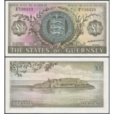 Guernsey P-45b Fe 1 Pound ND (1969)