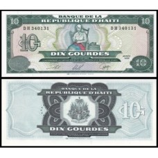 Haiti P-256c Fe 10 Gourdes 1999