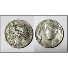 Italy Itália 20 Centesimi 1920 (681)